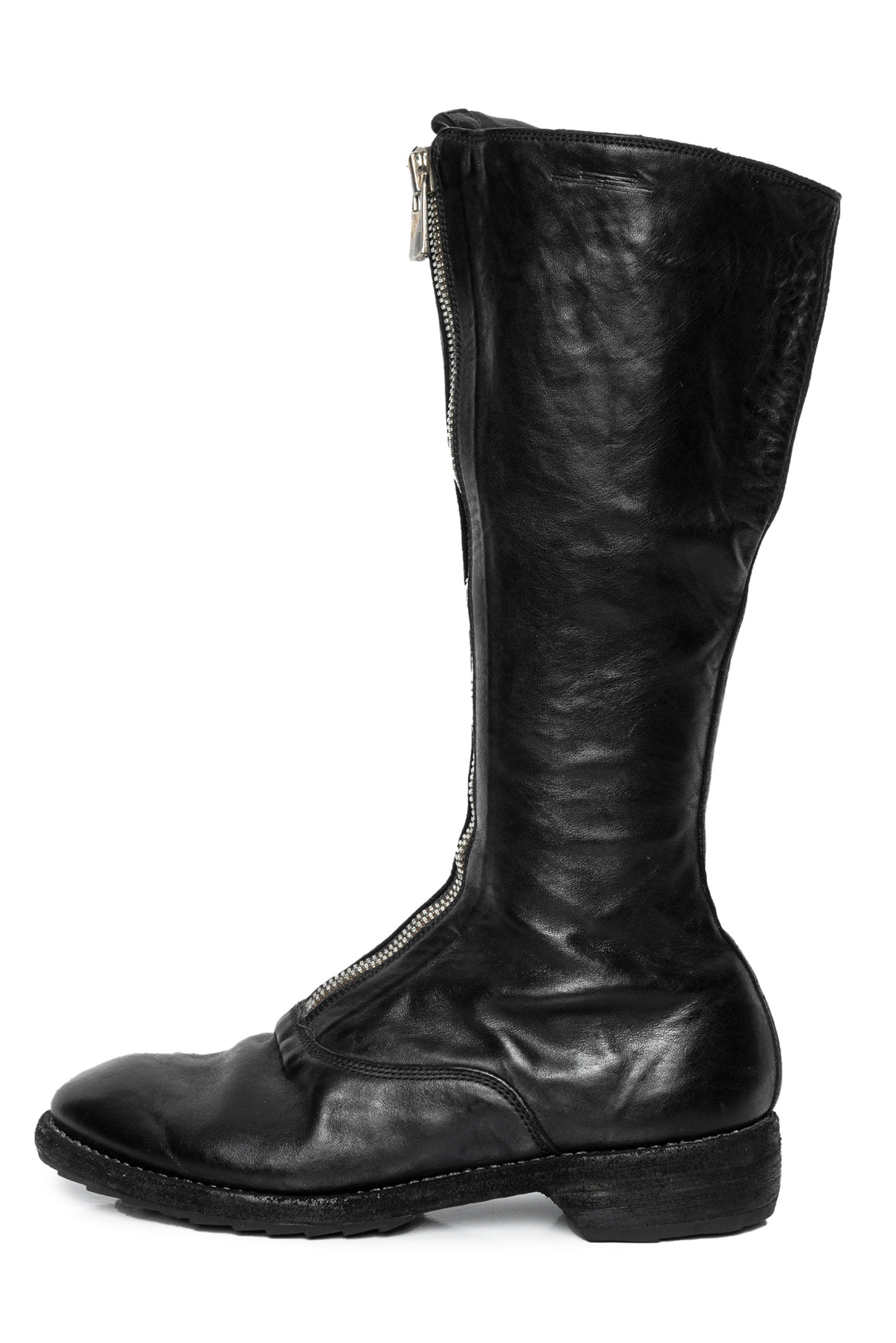 GUIDI Size 37 Front Zip Boots