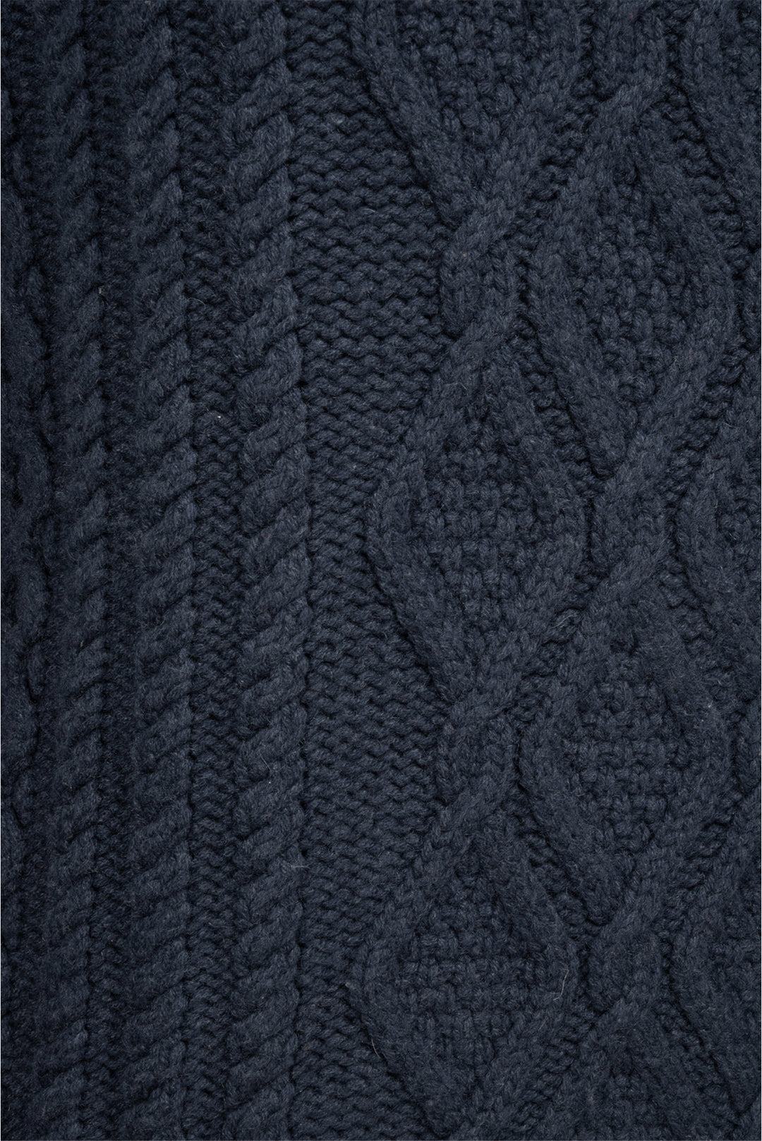 Queene and Belle Size 1 Turtleneck Cable Knit Cashmere Sweater