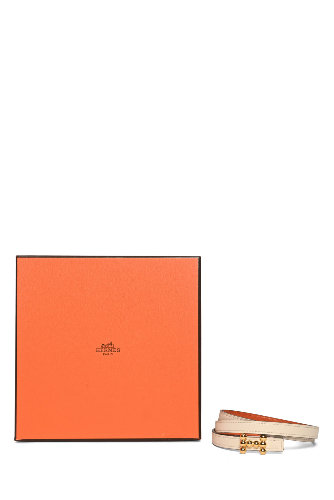 Hermes 2023 Reversible 13mm Swift & Epsom Leather Bubbles H Buckle Belt