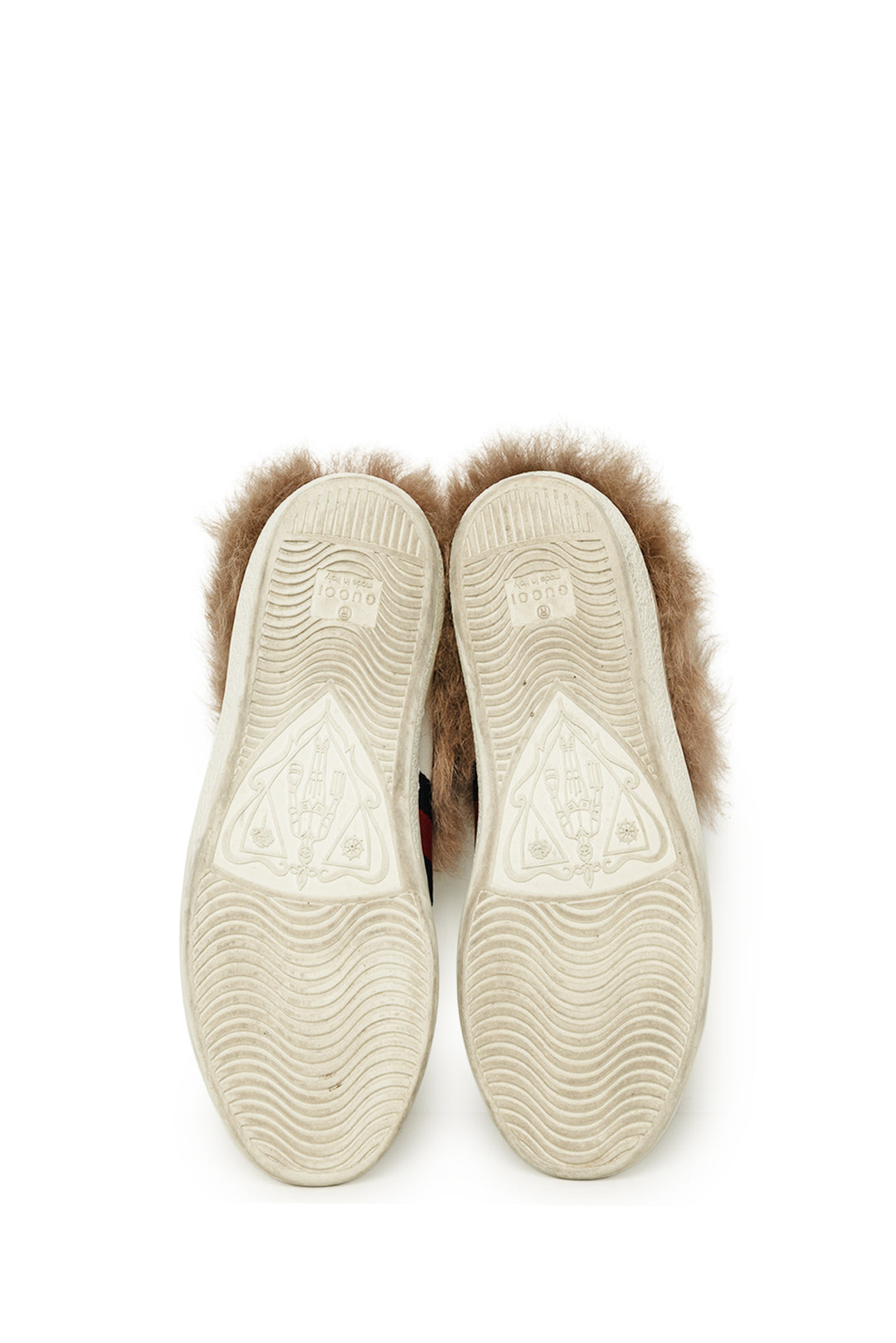 Gucci Size 35 Ace Fur Sneaker