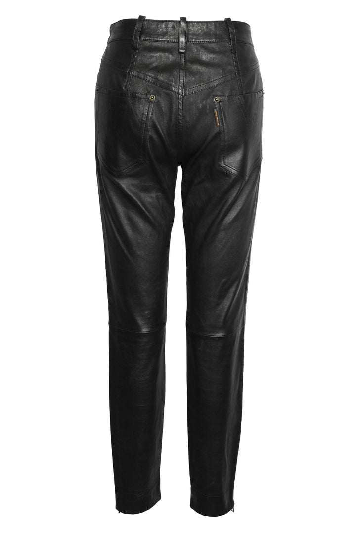 Louis Vuitton Size 38 Skinny Lambskin Leather Pants