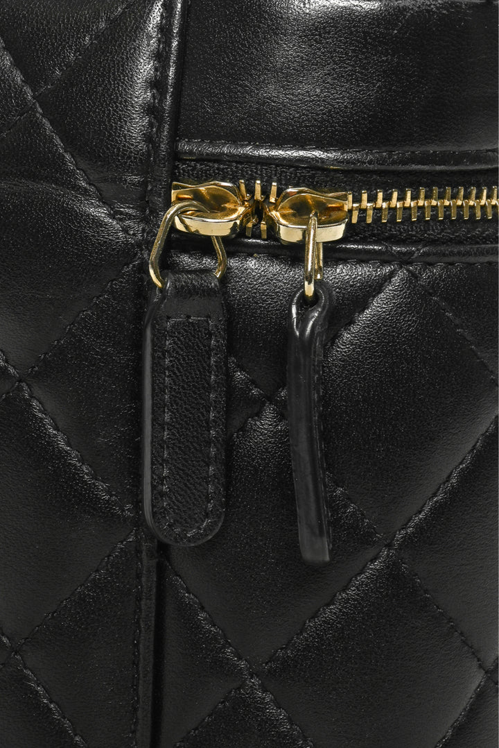 Chanel 2017-2018 Quilted Lambskin Trendy Top Handle Vanity Pouch