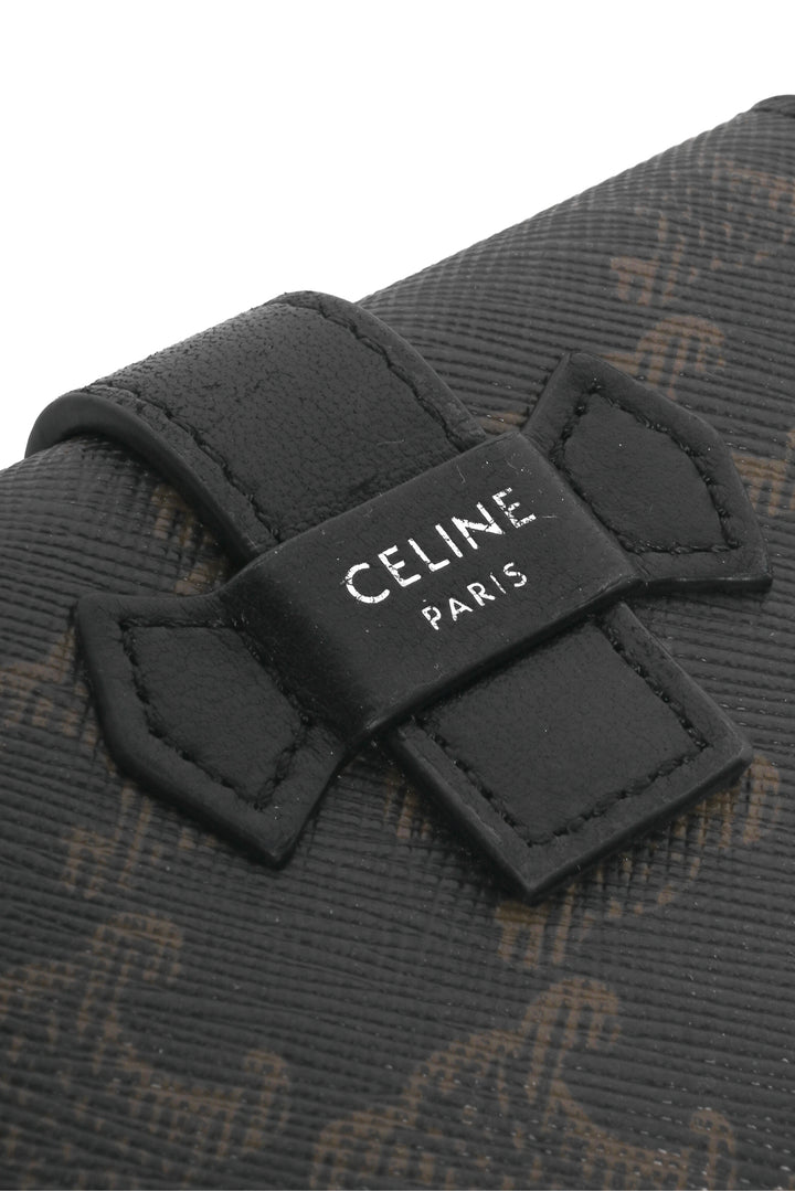 Celine 2022 Triomphe Compact Wallet