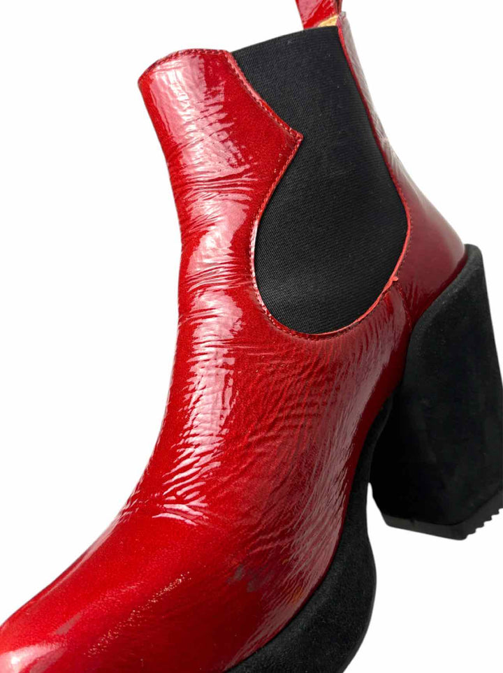 John Fluevog Size 8.5 Tracker Platform Chelsea Ankle Boots