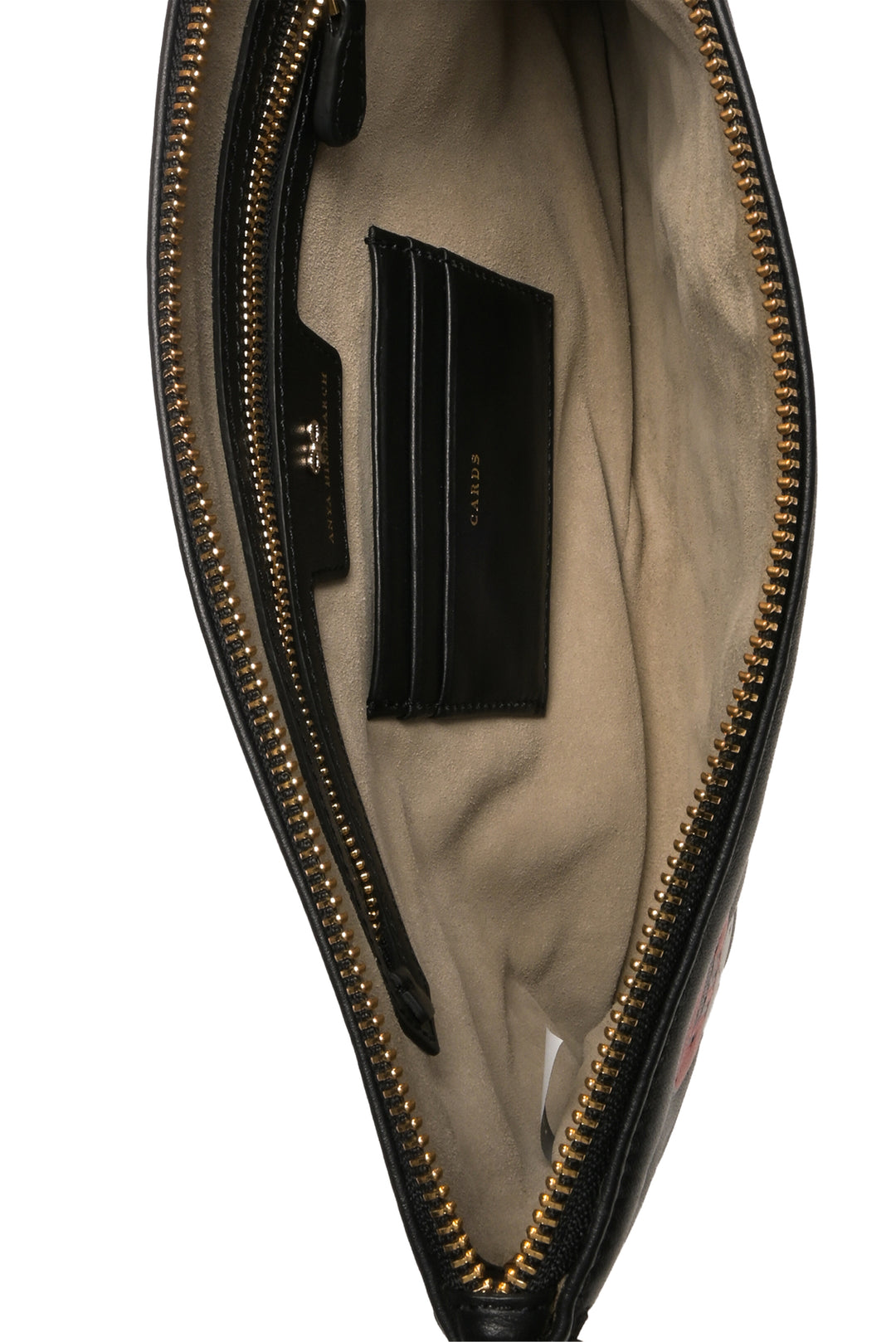 Anya Hindmarch Leather Graphic Clutch