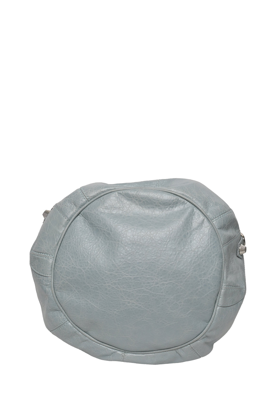 Balenciaga 2014 Giant Moto Pompom Bucket Bag