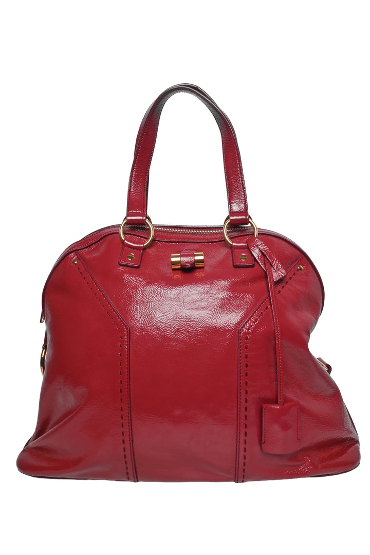 Saint Laurent Oversized Patent Muse Bag