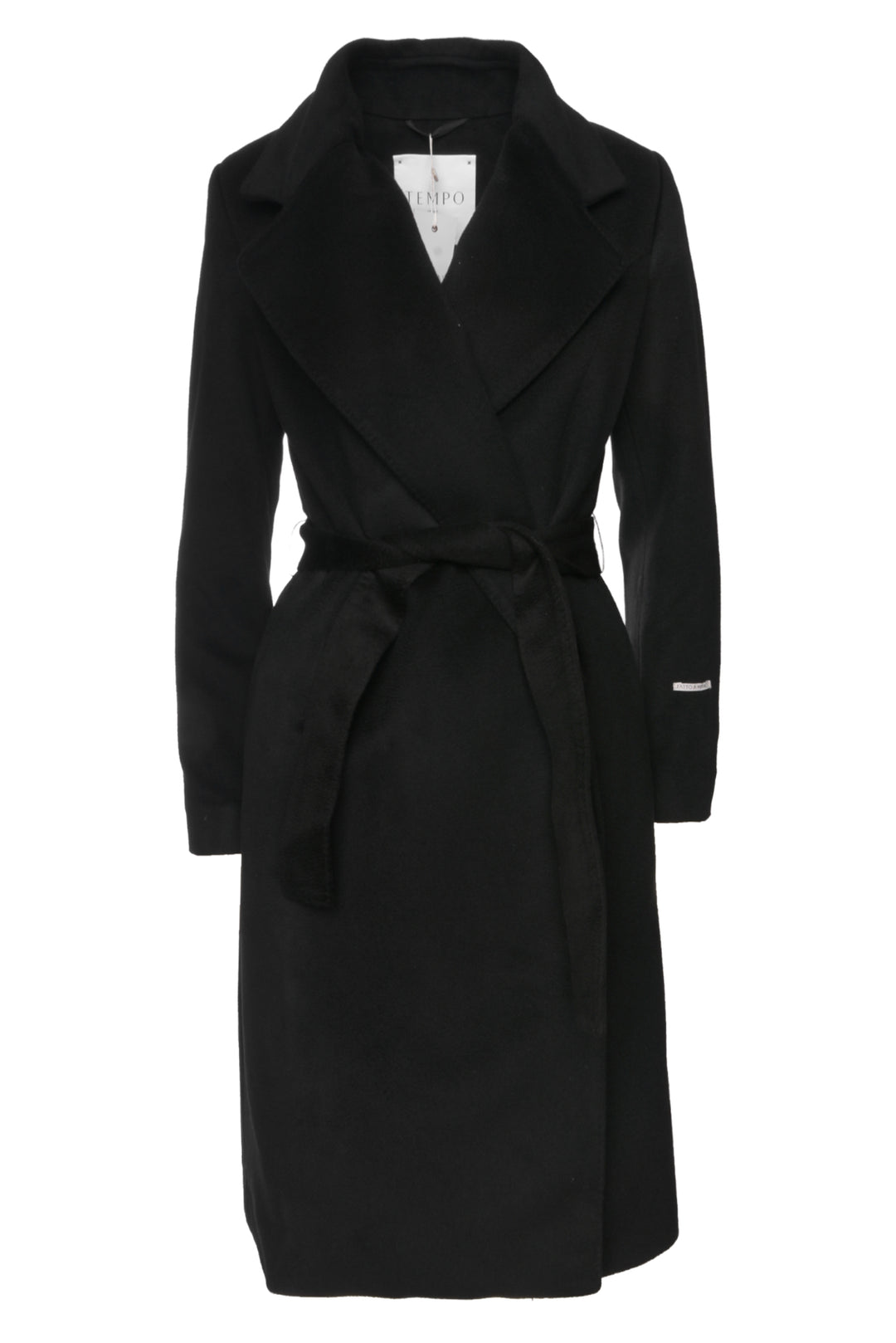 Tempo Size 40 Wool & Cashmere Wrap Coat