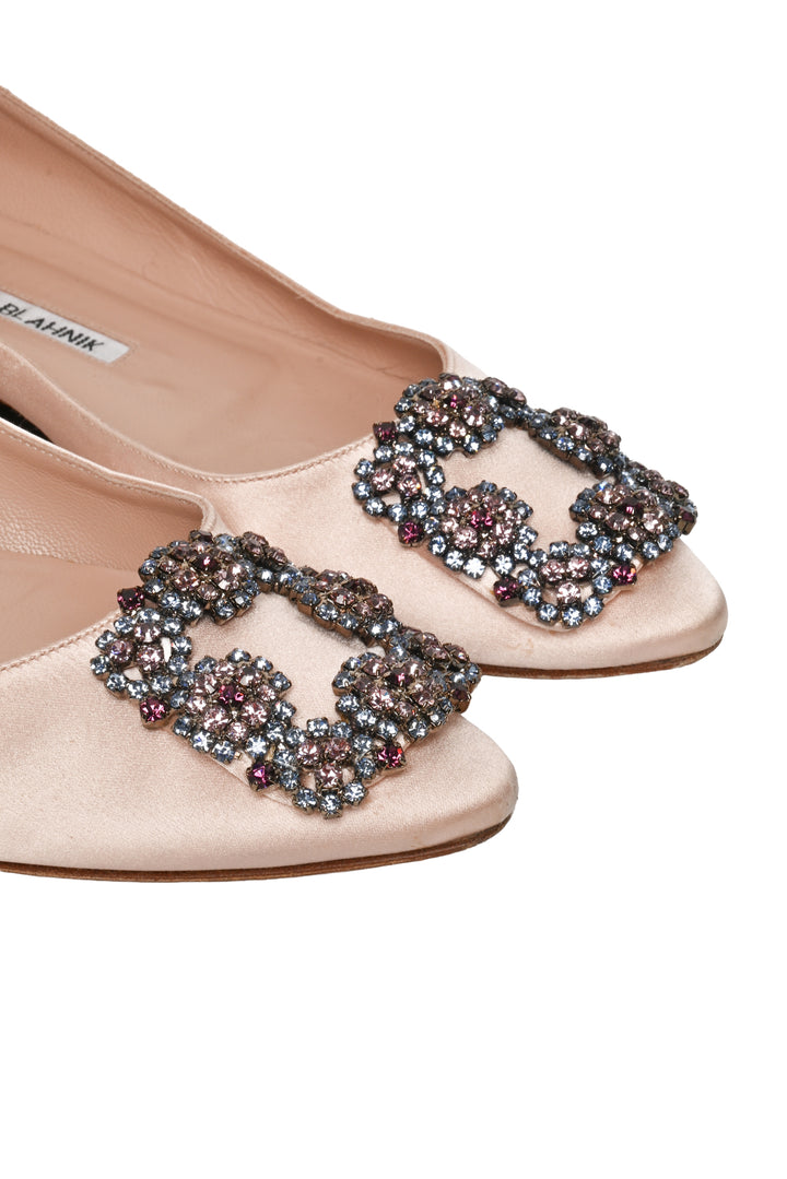 Manolo Blahnik Size 35.5 Hangisi Flats