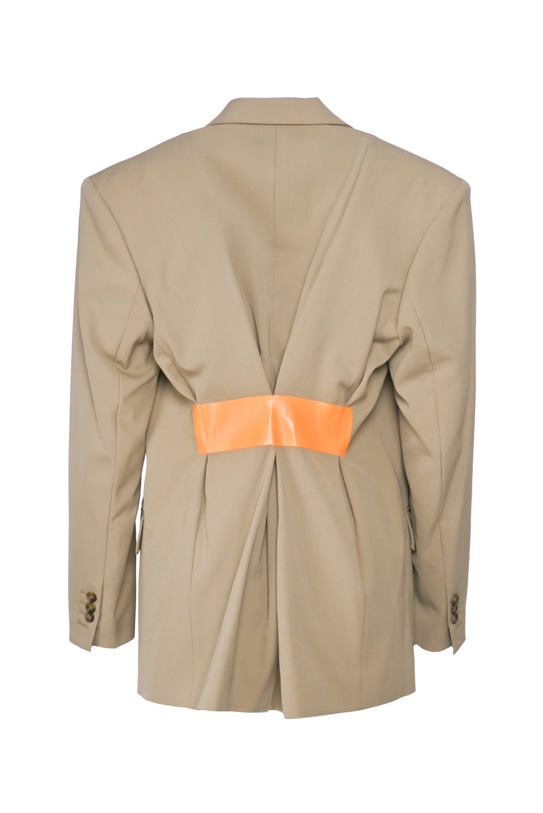 Maison Martin Margiela Size 36 Single Breasted Wool-Blend Blazer