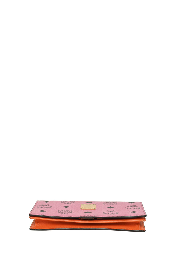 MCM Visetos Monogram Flap Wallet