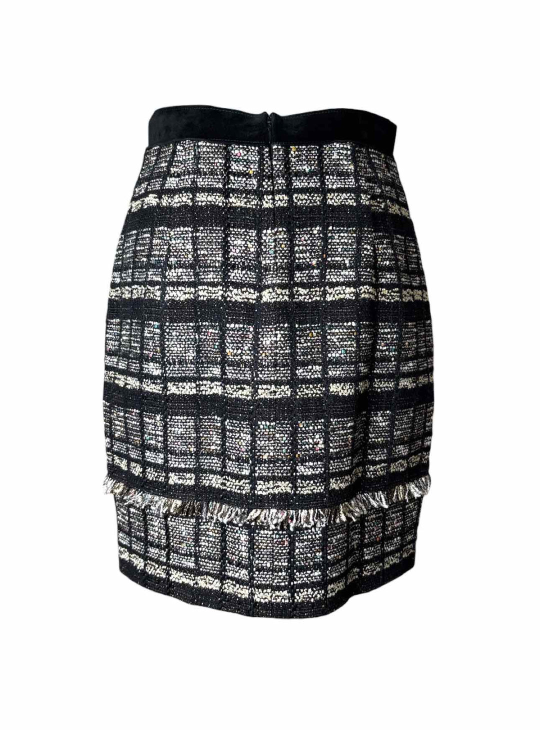 Proenza Schouler Size 6 Cotton Tweed Blend Skirt