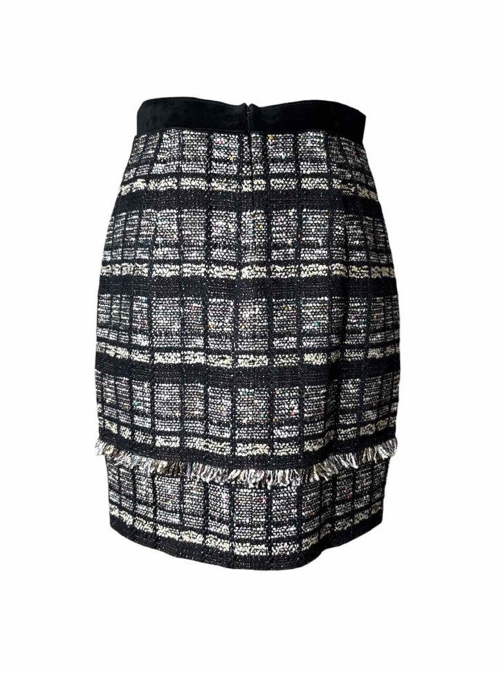 Proenza Schouler Size 6 Cotton Tweed Blend Skirt