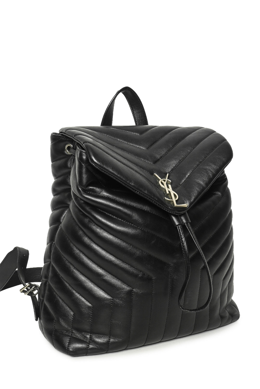 Saint Laurent Quilted Leather Backpack