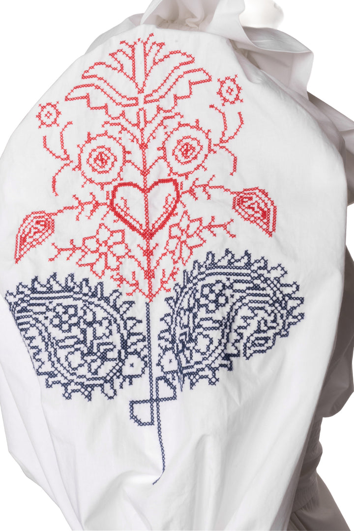 Patou Size 34 Volume Sleeve Mini Dress