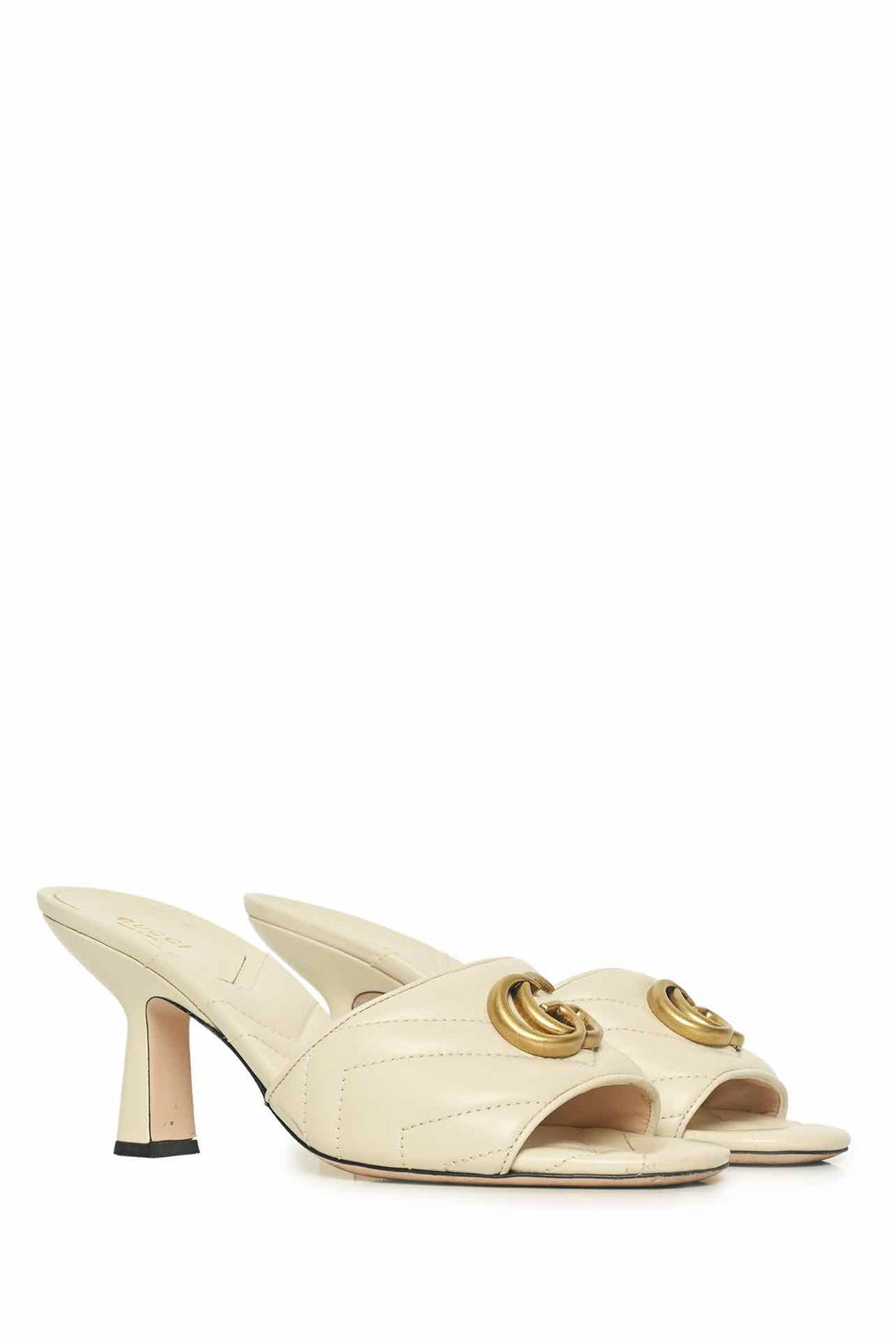 Gucci Size 38 GG Marmont MatelassÃ© Mules