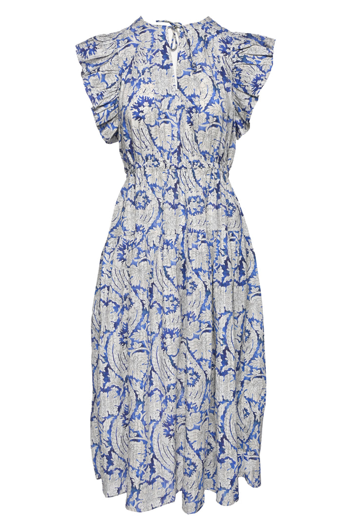Ulla Johnson Size 8 Kairi Flutter Sleeve Maxi Dress