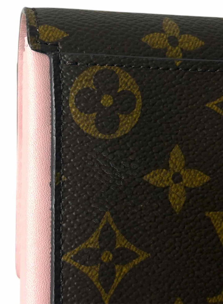 Louis Vuitton Monogram Canvas Flore Rose Ballerine Wallet