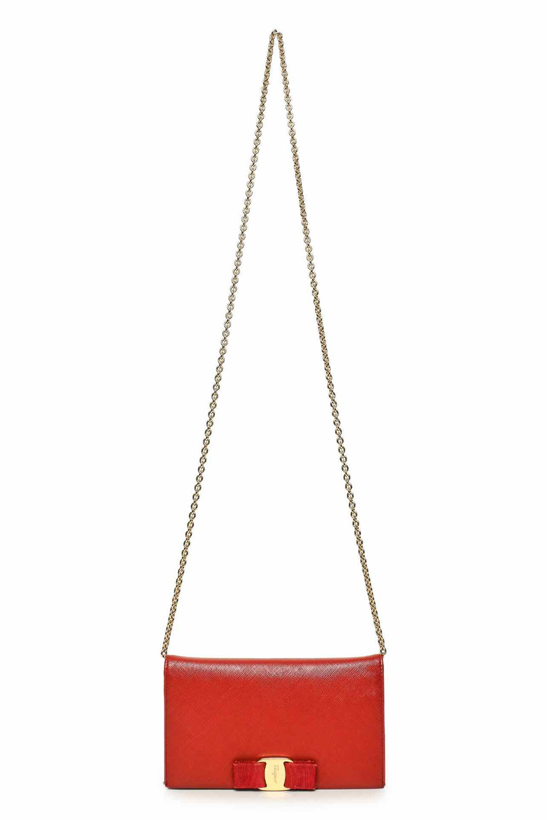 Salvatore Ferragamo Miss Vara Bow Wallet on Chain