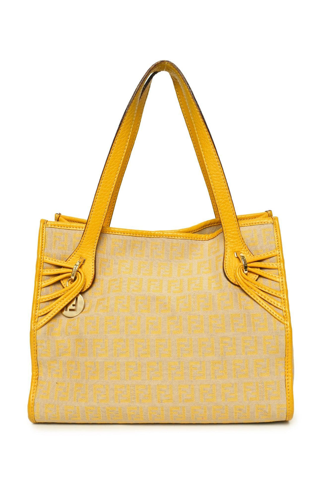 Fendi Vintage Zucca Canvas Roll Bag