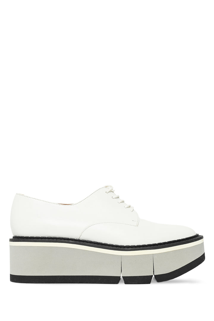 Robert Clergerie Size 37.5 Platform Leather Oxford Flats