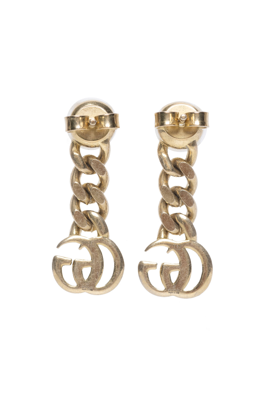 Gucci Pearl Double G Earrings