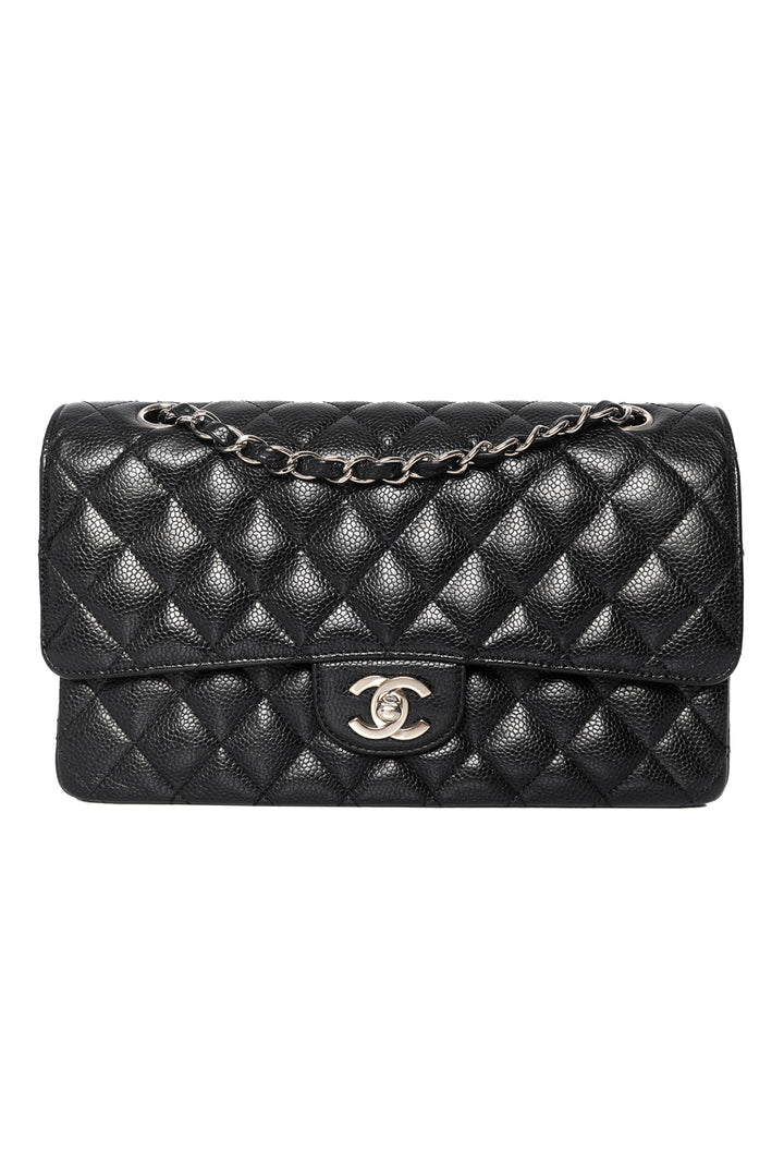 Chanel Caviar Classic Double Flap Shoulder Bag