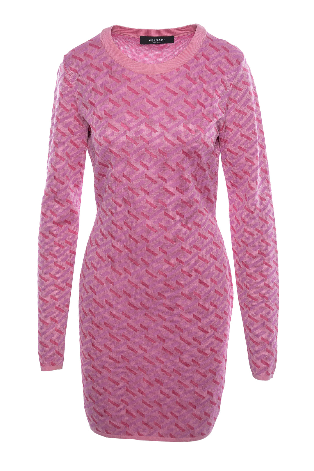 Versace Size 44 Jacquard Knit Dress