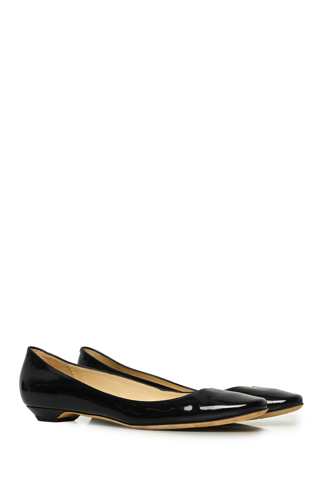 Jimmy Choo Size 38.5 Patent Leather Ballet Flat