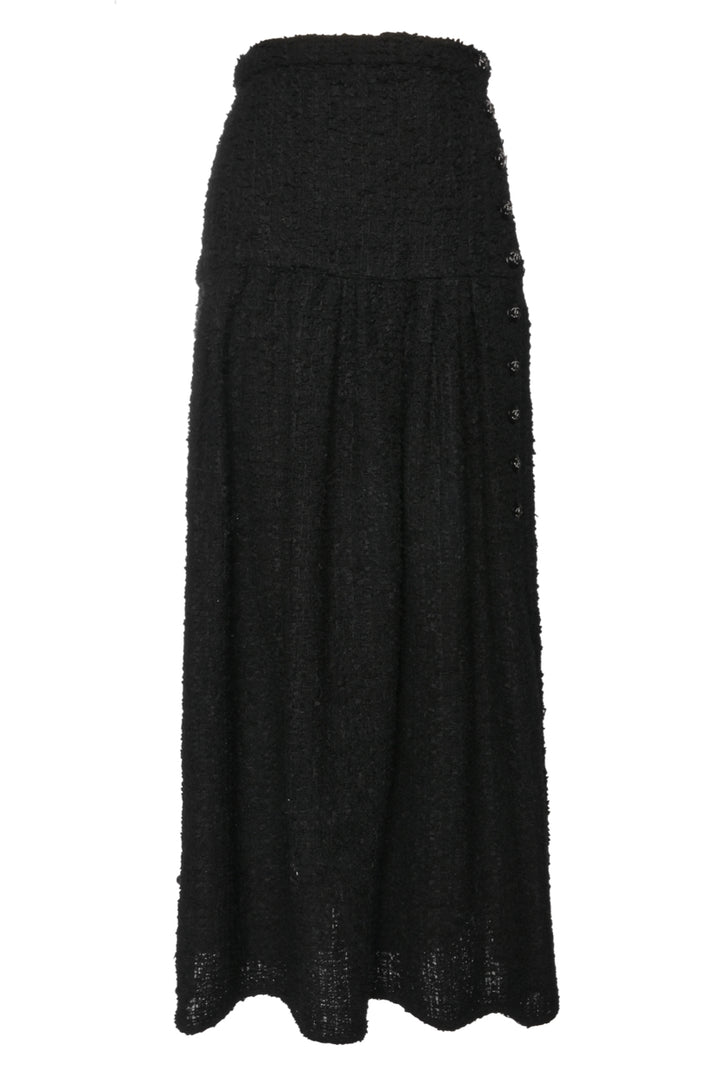 Chanel Size 34 2021 Tweed Maxi Skirt