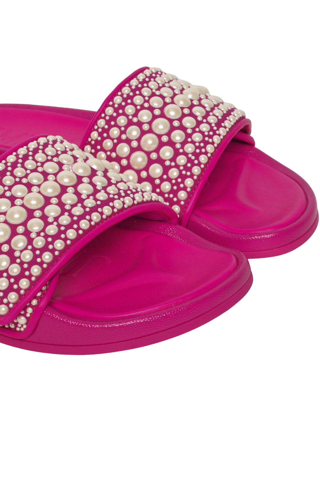 Jimmy Choo Size 40 Fitz Embellished Pool Slide Sandals