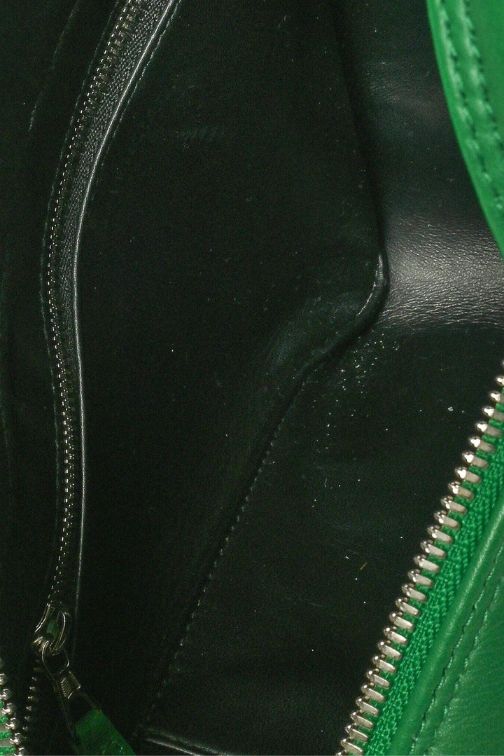 Balenciaga F/W 2017 Calfskin Leather Logo Triangle Duffle Crossbody Small