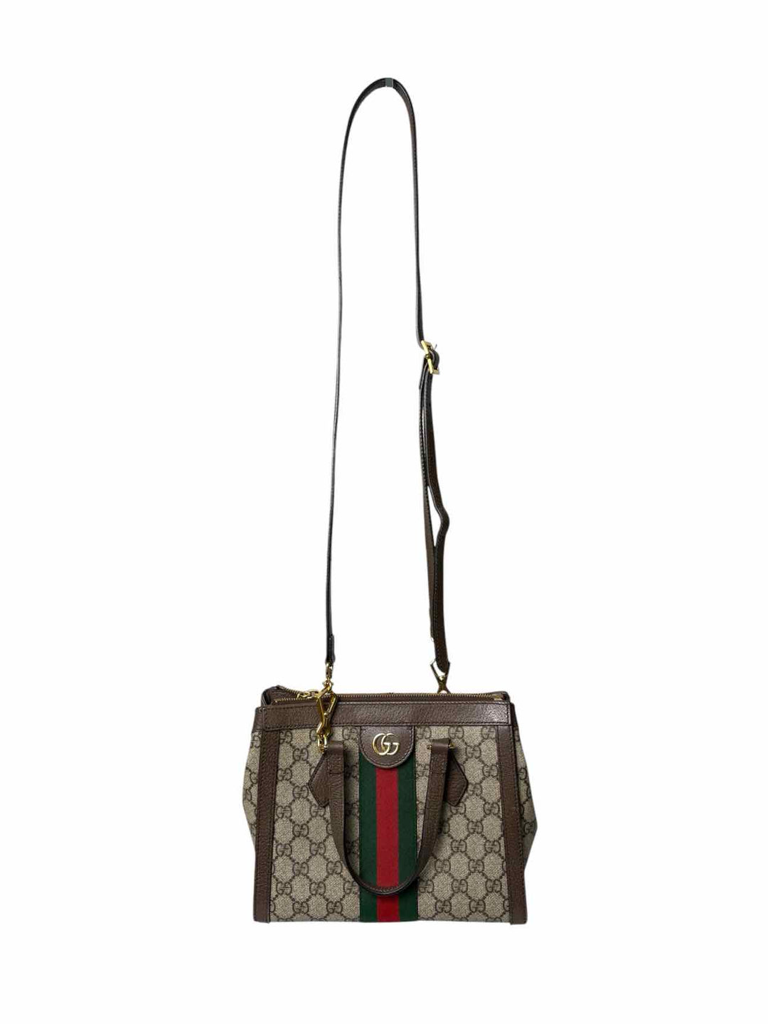 Gucci Ophidia Monogram Coated Canvas Small Tote Purse