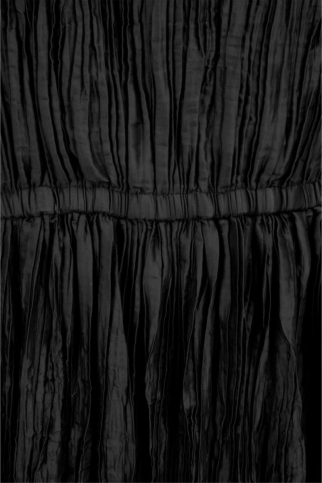 Ulla Johnson Size 8 Orla Tie-Shoulder Plisse Midi Dress