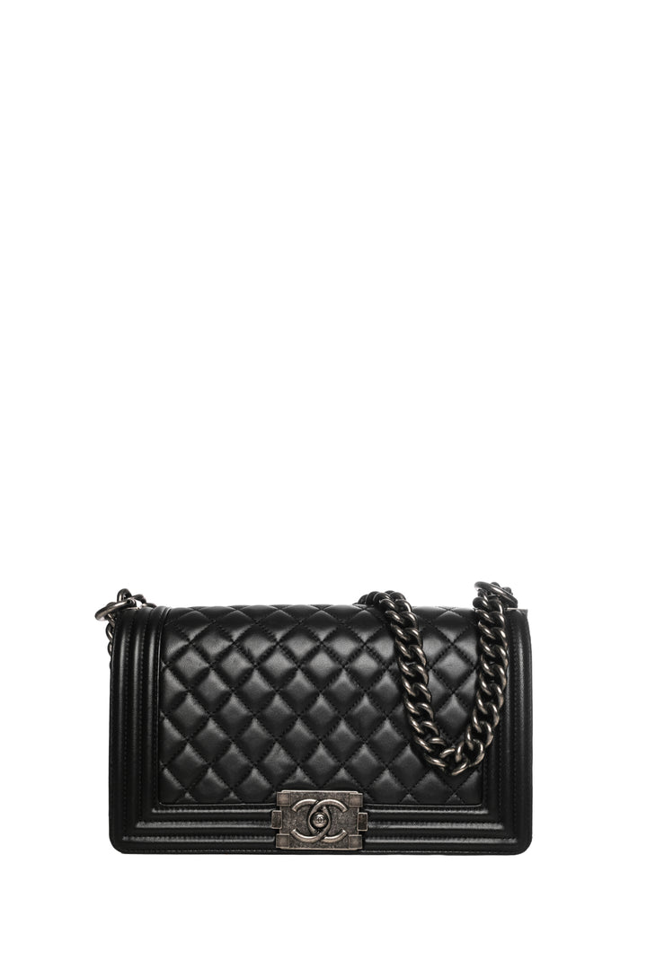 Chanel 2016-2017 Medium Quilted Boy Bag