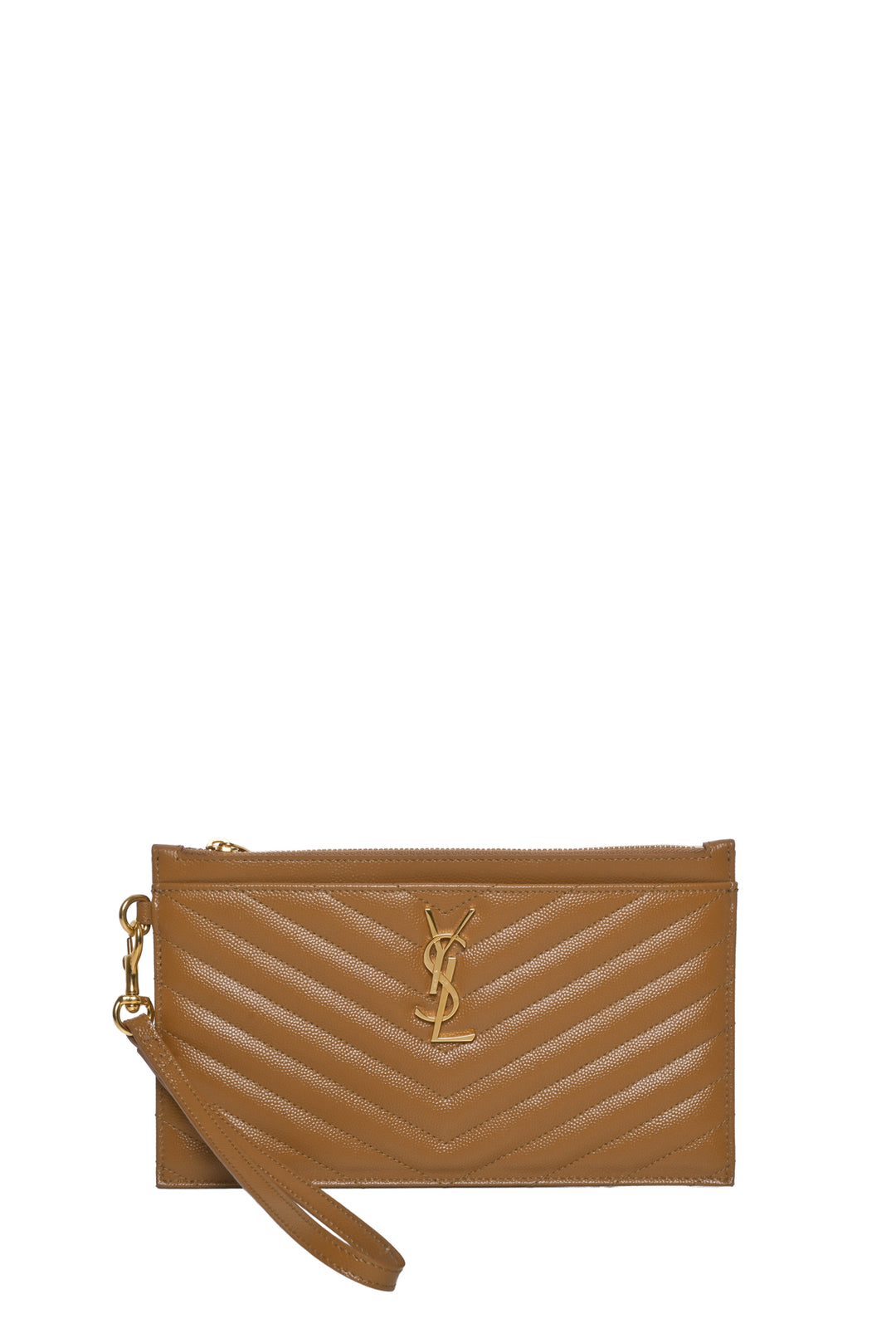 Saint Laurent Monogram Quilted Leather Wallet