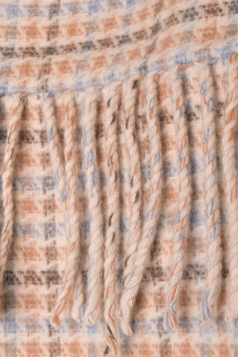 Sandro Size 40 Fringe Wool Jacket