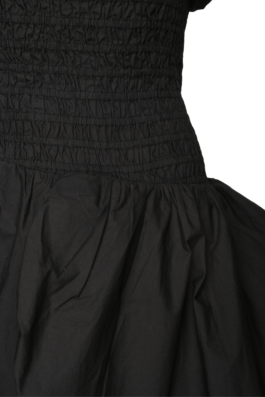 Love Shack Fancy Size S Ruched Mini Puff Sleeve Dress