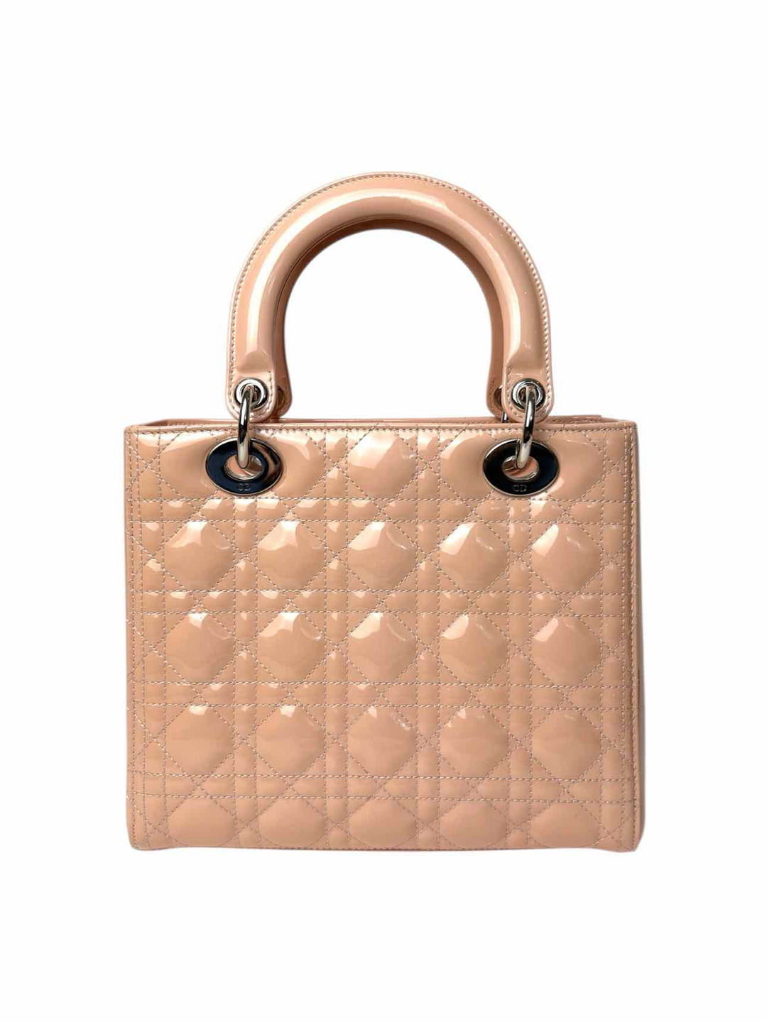 Dior Lady Dior Medium Patent Cannage Purse