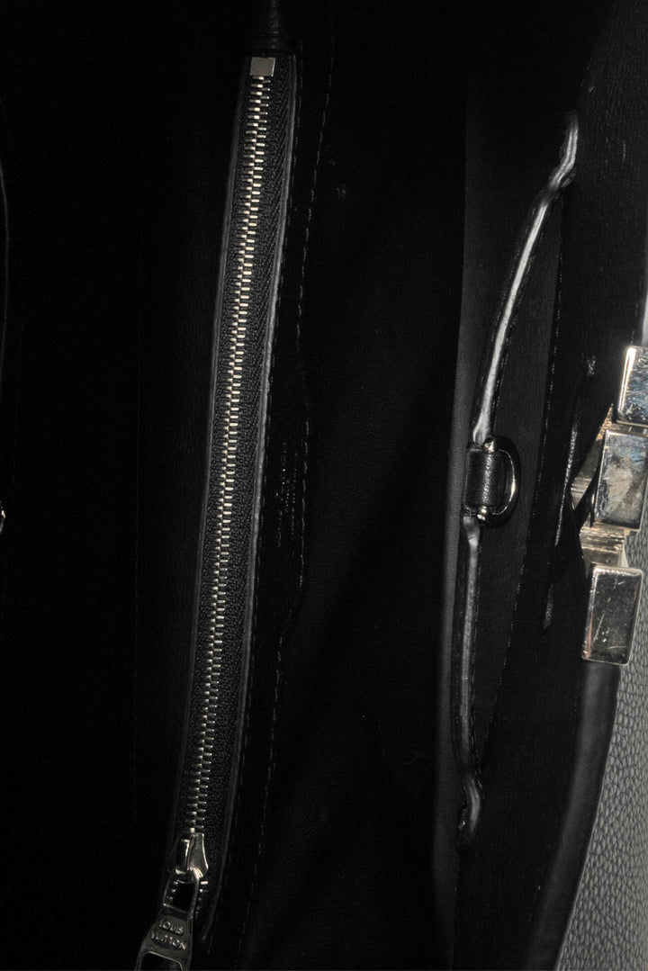 Louis Vuitton Taurillon Python Capucines MM