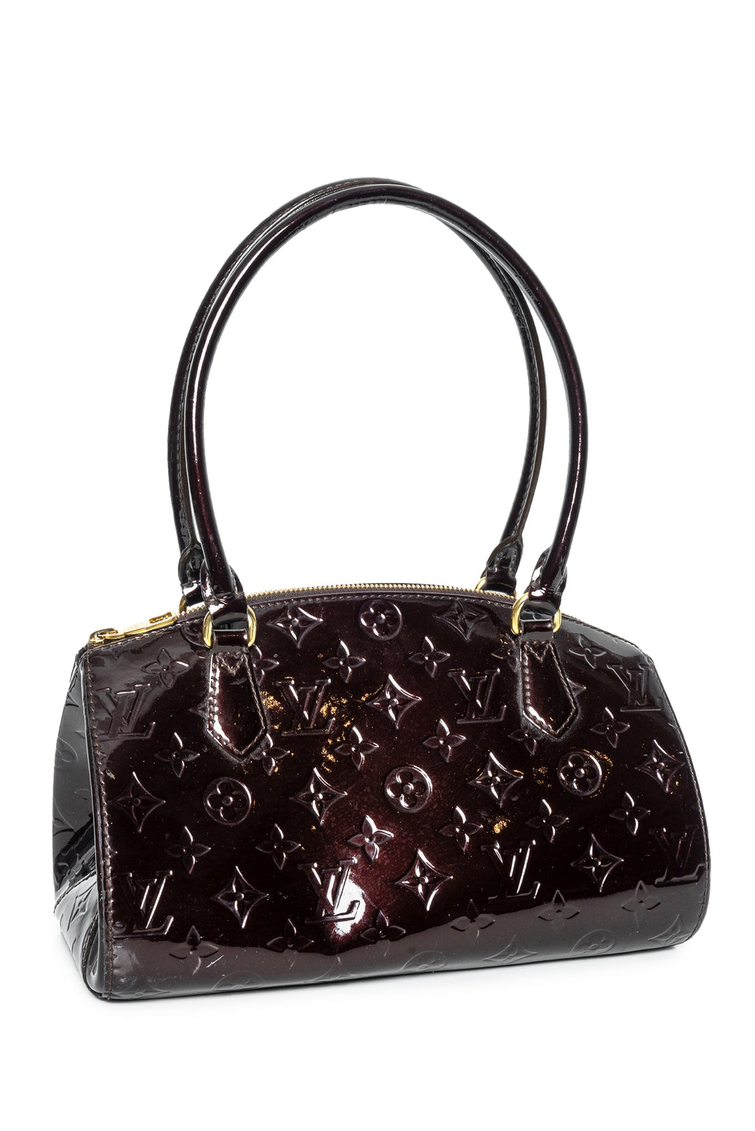 Louis Vuitton Amarante Monogram Vernis Sherwood PM Shoulder Bag