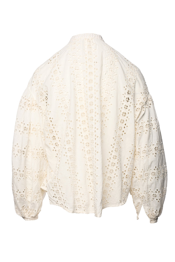 Alix of Bohemia Size S Eyelet Blouse