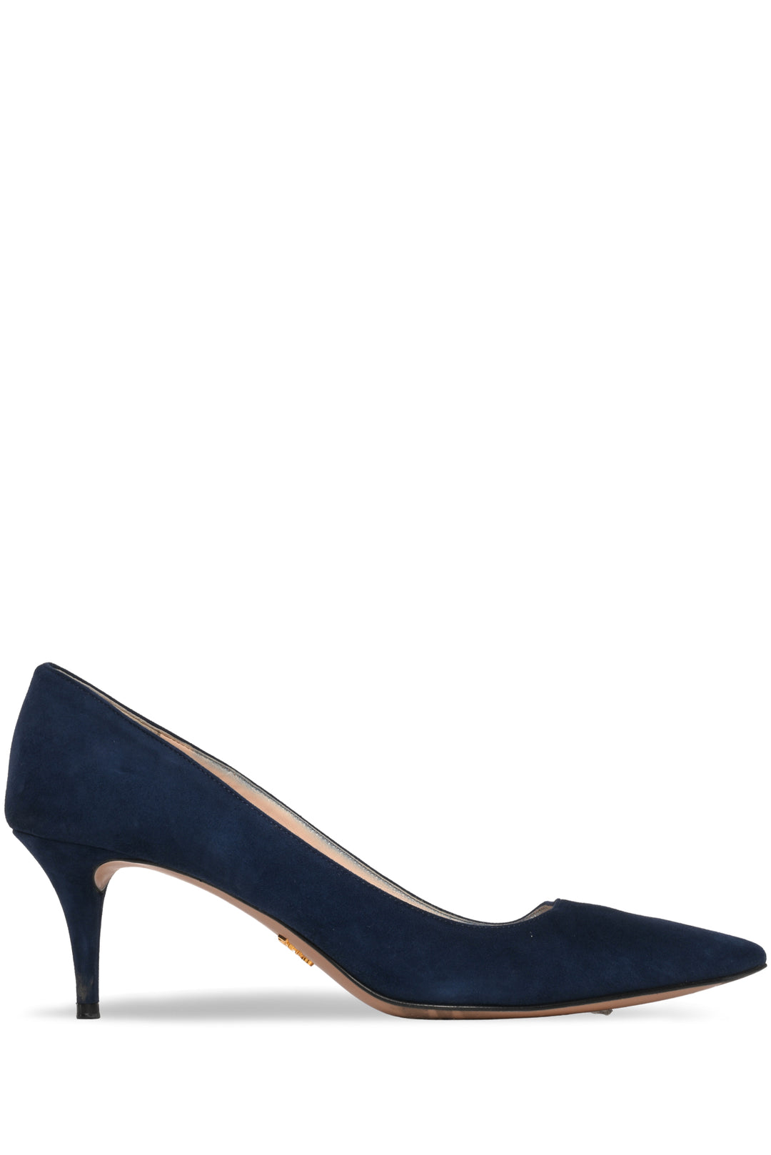 Prada Size 41 Pointed Toe Suede Pumps