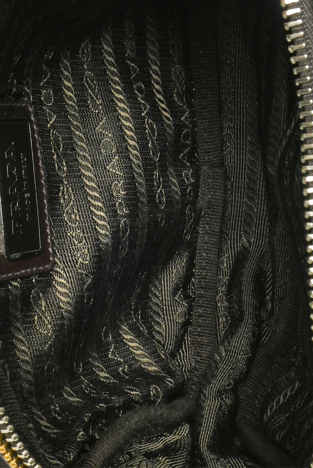 Prada Mixed Metal Fiocco Ribbon Camera Bag