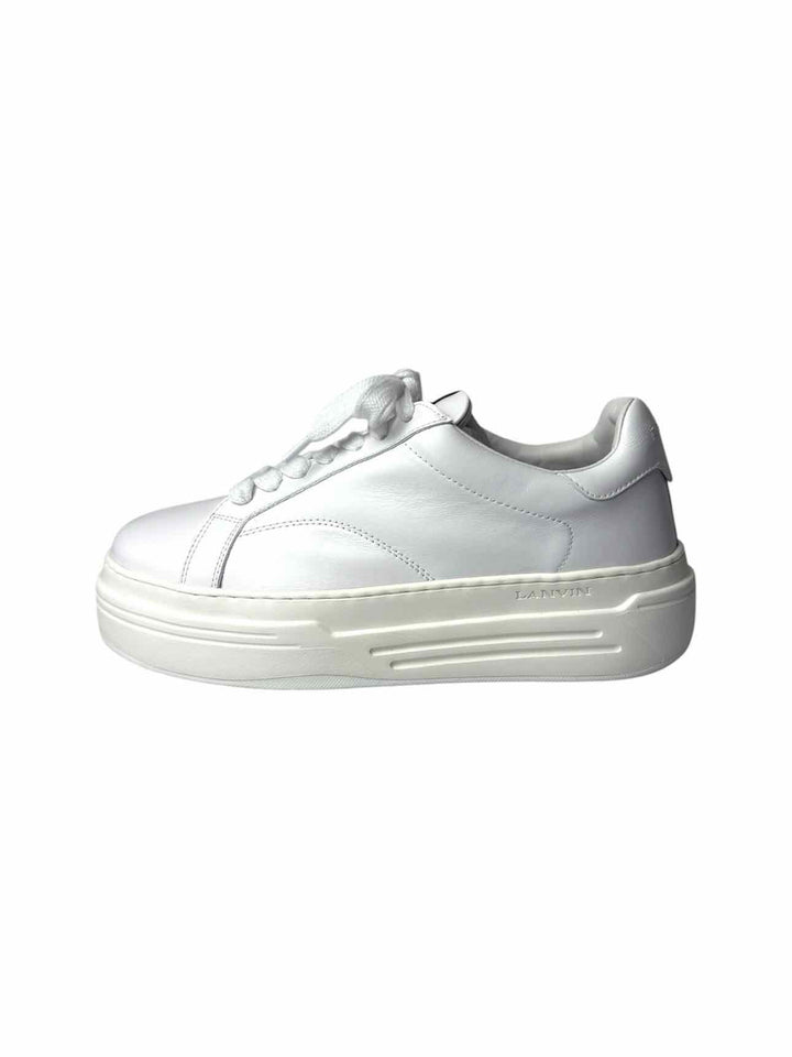 Lanvin Size 40 DDBP Platform Leather Sneaker