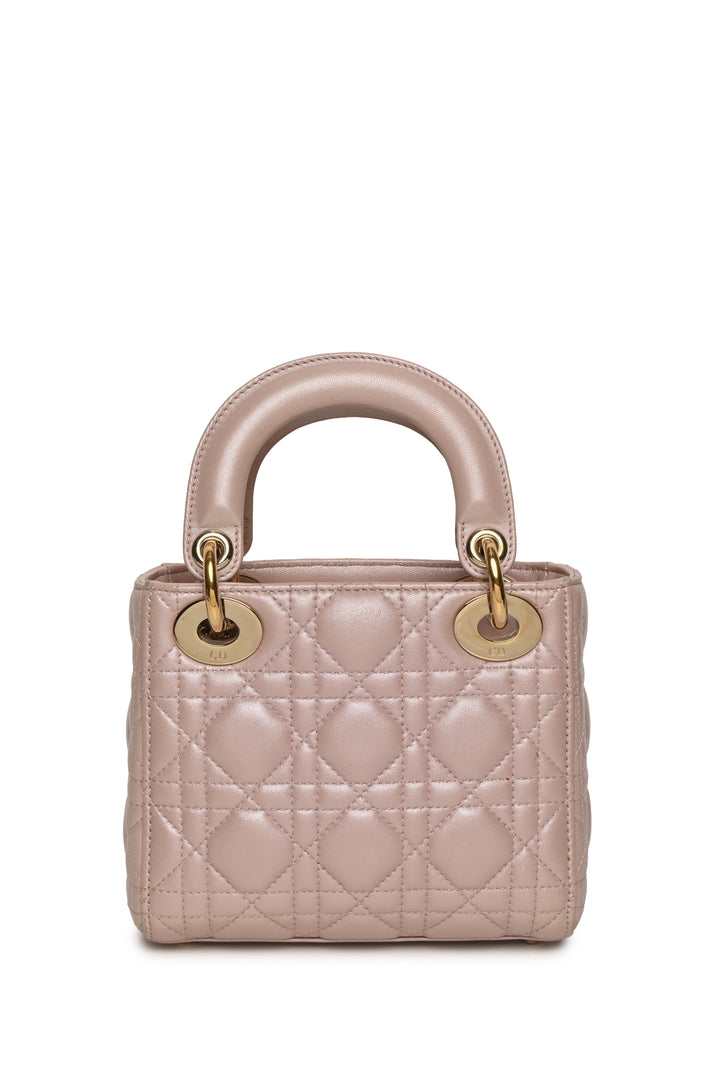 Dior 2017 Cannage Mini Lady Dior Bag