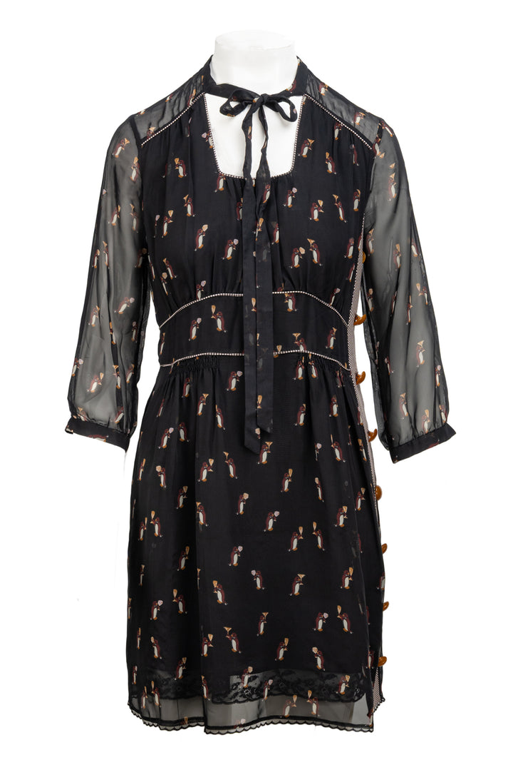 Coach Size 4 Penguin Print Dress