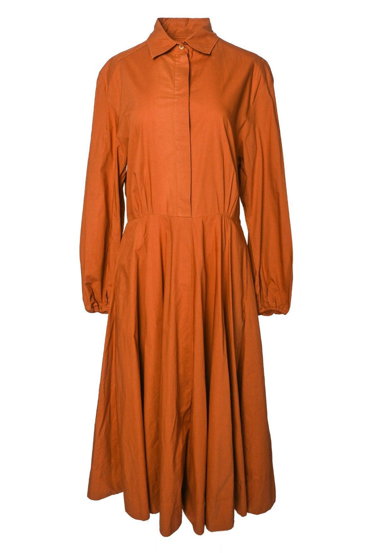 Forte_Forte Size 3 Cotton Poplin Shirt Dress