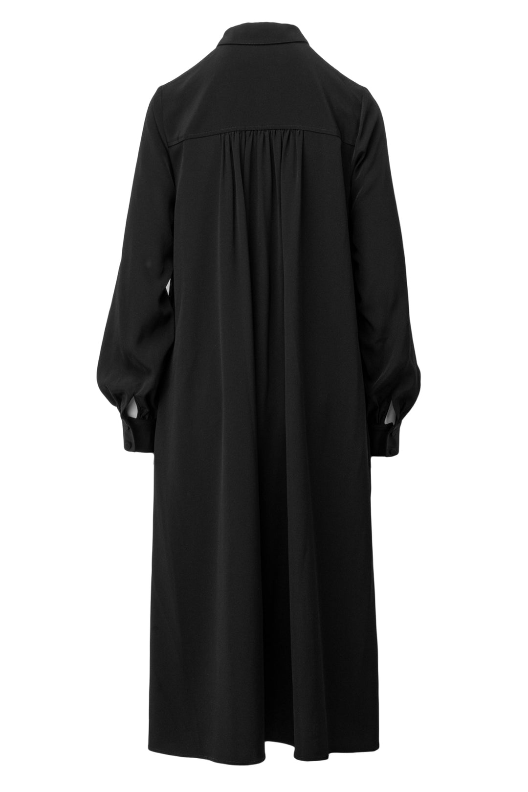 Co Collections Size L Button-up Long Sleeve Maxi Dress