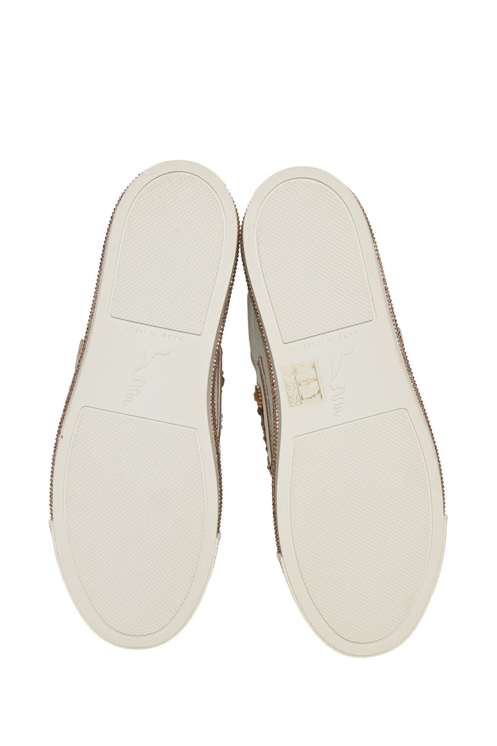 Rene Caovilla Size 38 Jewel-Embellished Sneaker